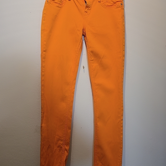 Denim - Bright Orange Jeans